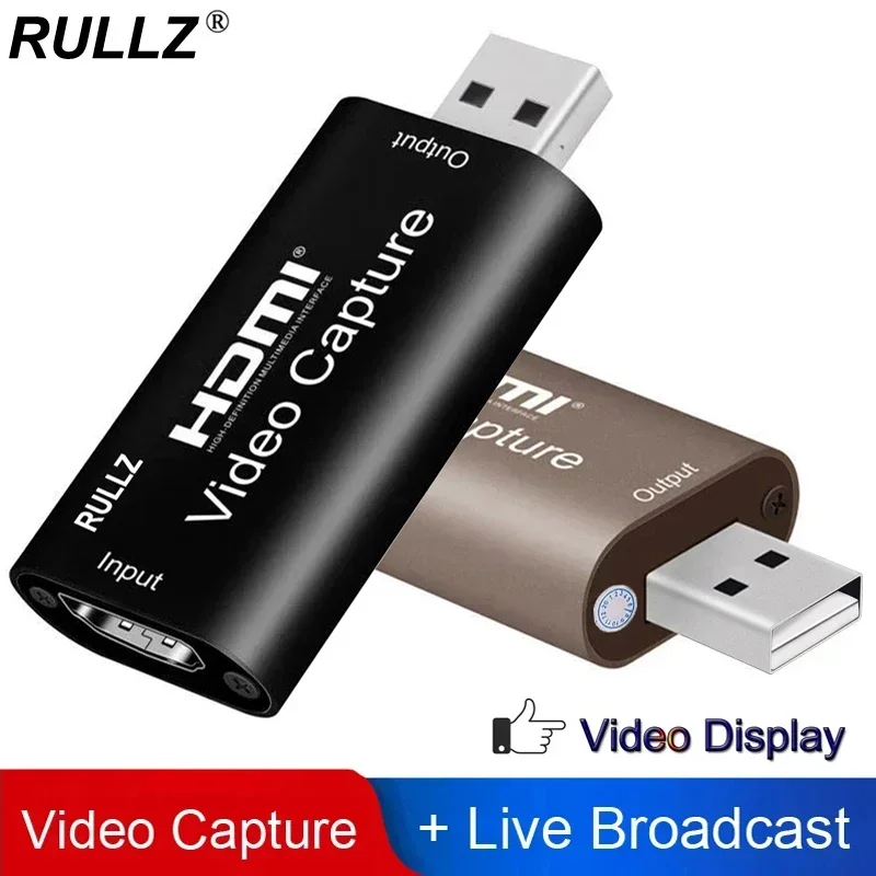 

4K 1080p USB 3.0 Video Capture Card USB 2.0 HDMI Game Grabber Box for PS4 DVD Camera PC Recording Placa De Video Live Streaming