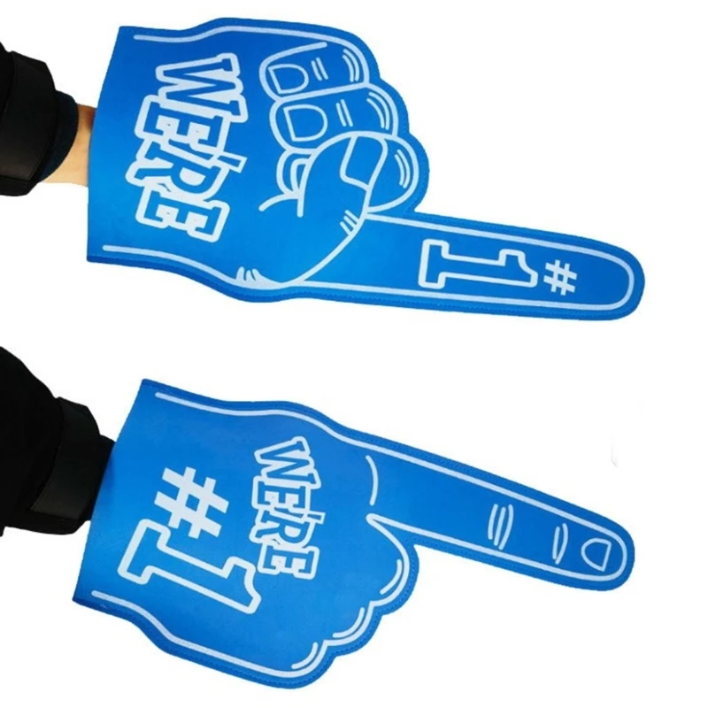 Pack of 8 Cheerleading Sponge Gloves Comfortable EVA Foam Hands for Cheering