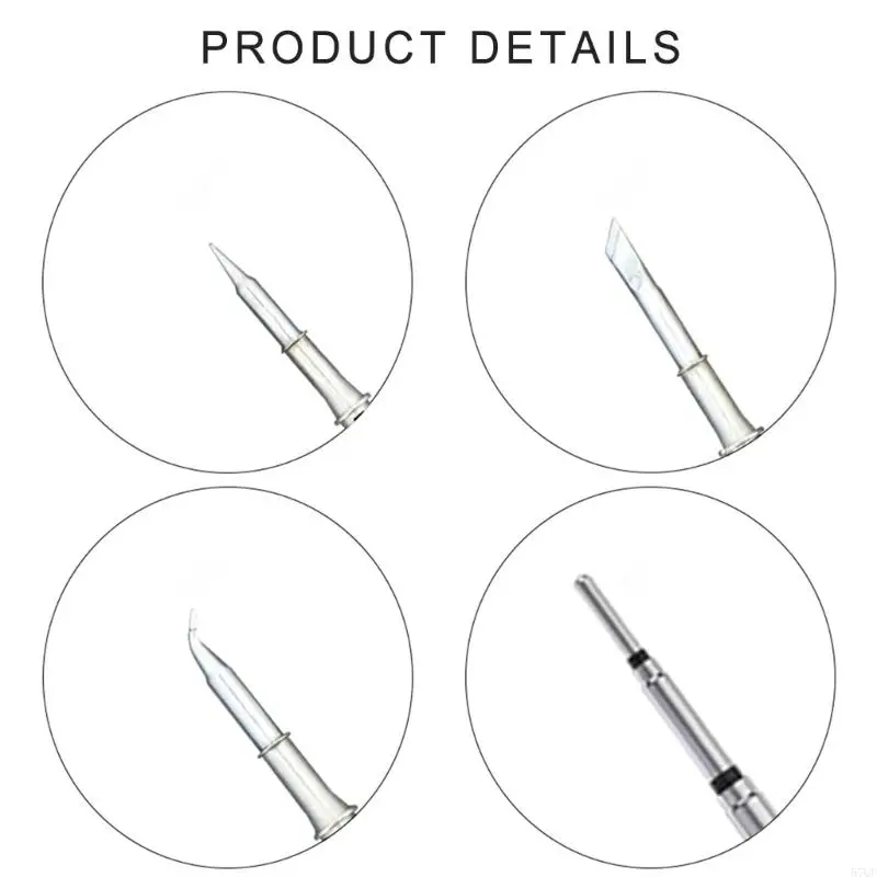 57QF Soldering Tip C210 C115 Soldering Iron Tip for GVM T210 GVM T115 Professional Soldering Station Welding Accessories