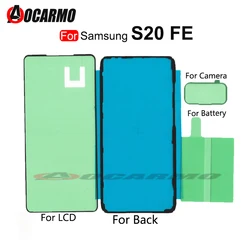 For Samsung Galaxy S20 FE S20fe Waterproof Adhesive Front LCD Screen Back Cover Sticker Battery Camera Lens Glue Repair Parts