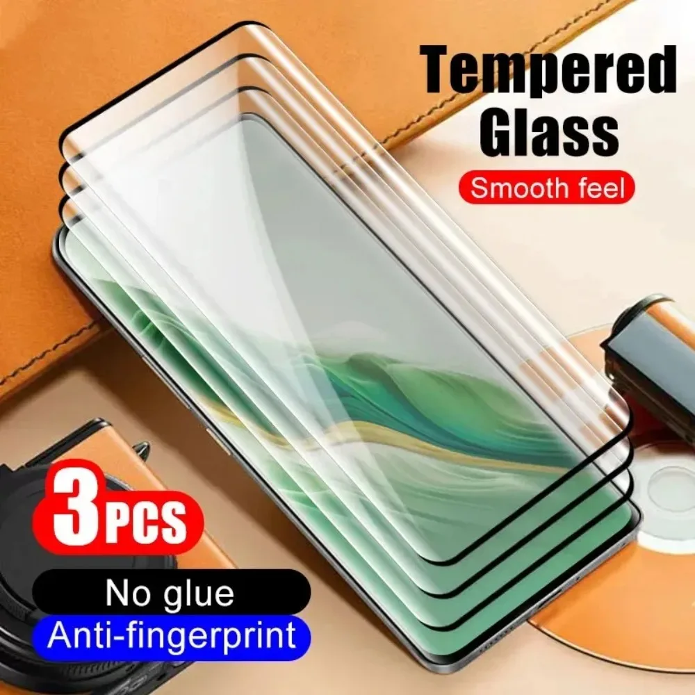 3Pcs HD Tempered Glass Film for Honor 200 100 90 Pro 80 70 60 Magic 6 Pro 5 4 3 Phone Screen Protector