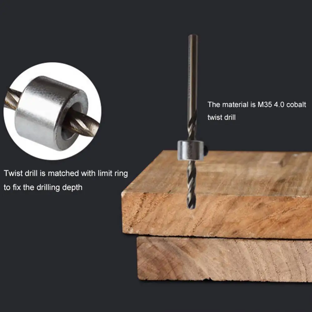 Localizzatore di apertura della maniglia in acciaio inossidabile per maniglie dell'armadio della porta localizzatore di punzoni strumento di misurazione dell'anello di arresto del dispositivo dell'hardware dell'armadio