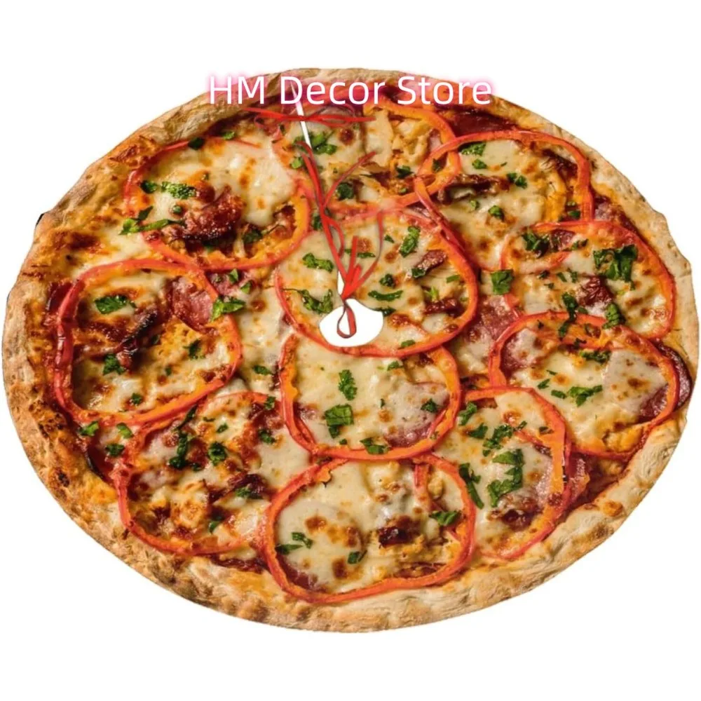 Delicioso queso Pizza árbol falda 36 Navidad Halloween Acción de Gracias decoración vacaciones atmósfera decoración Feliz Año Nuevo Hom