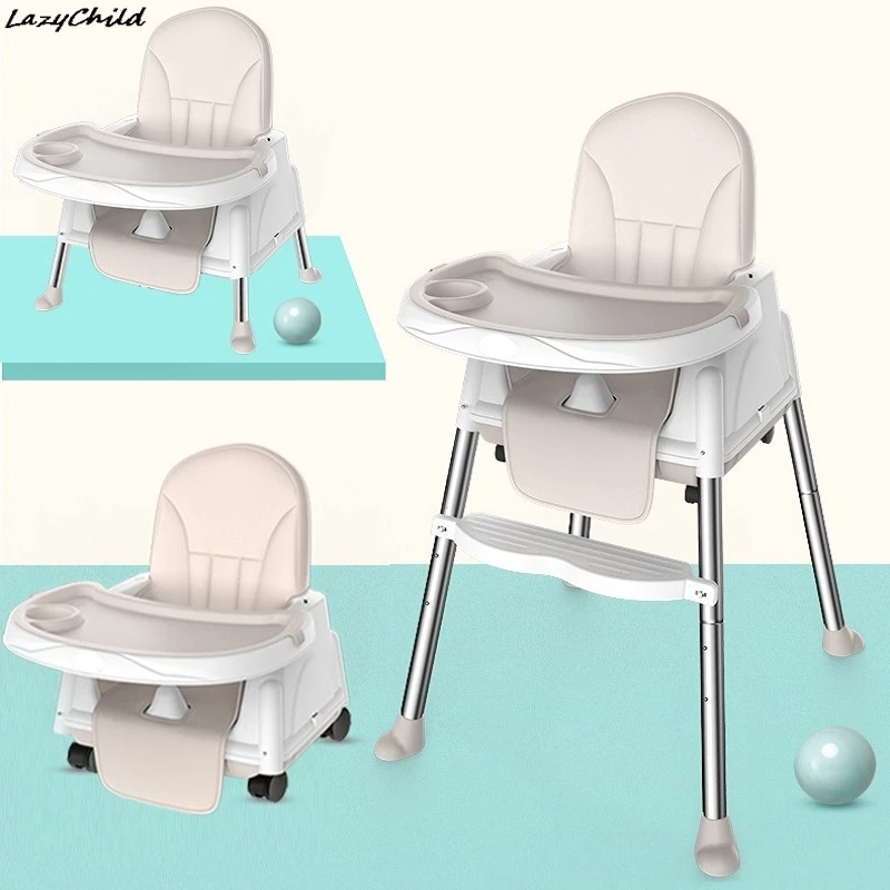 

LazyChild портативный складной детский обеденный стул, безопасный детский обеденный стул, многофункциональный детский обеденный стол и стул, новинка 2023, новинка