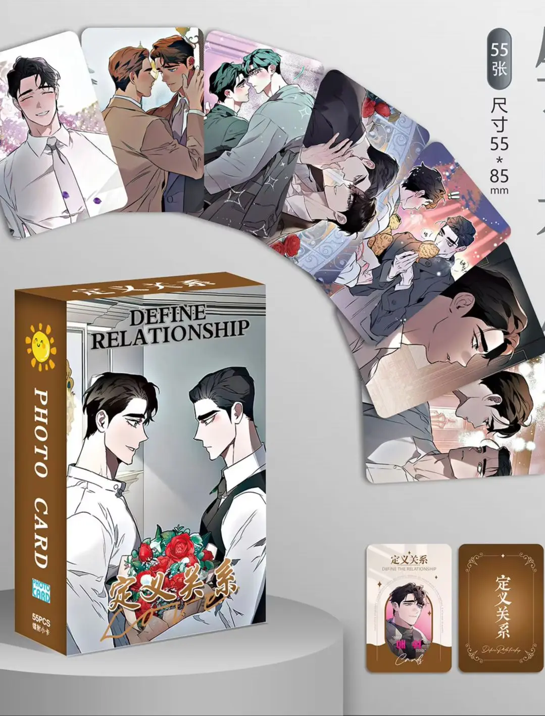 Defining new the Relationship Laser Lomo Card Album Characters Photocard for Fans Collection Random Cover