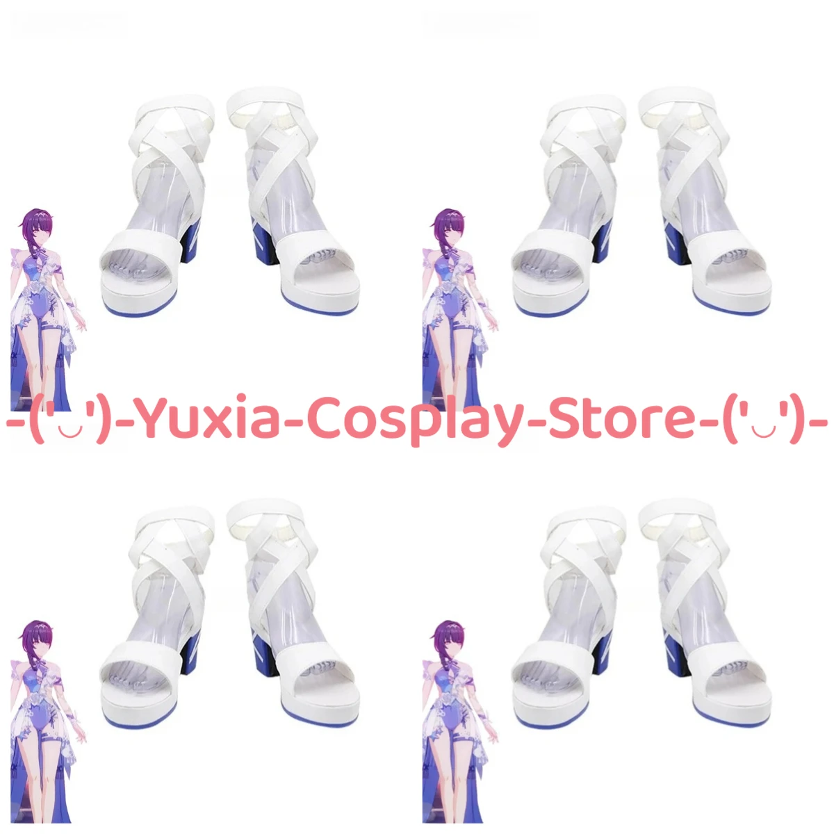

Yuxiacosplay! Honkai Impact 3rd Raiden Mei Cosplay Shoes Game Character Prop PU Leather Boots Halloween Carnival Party Costume