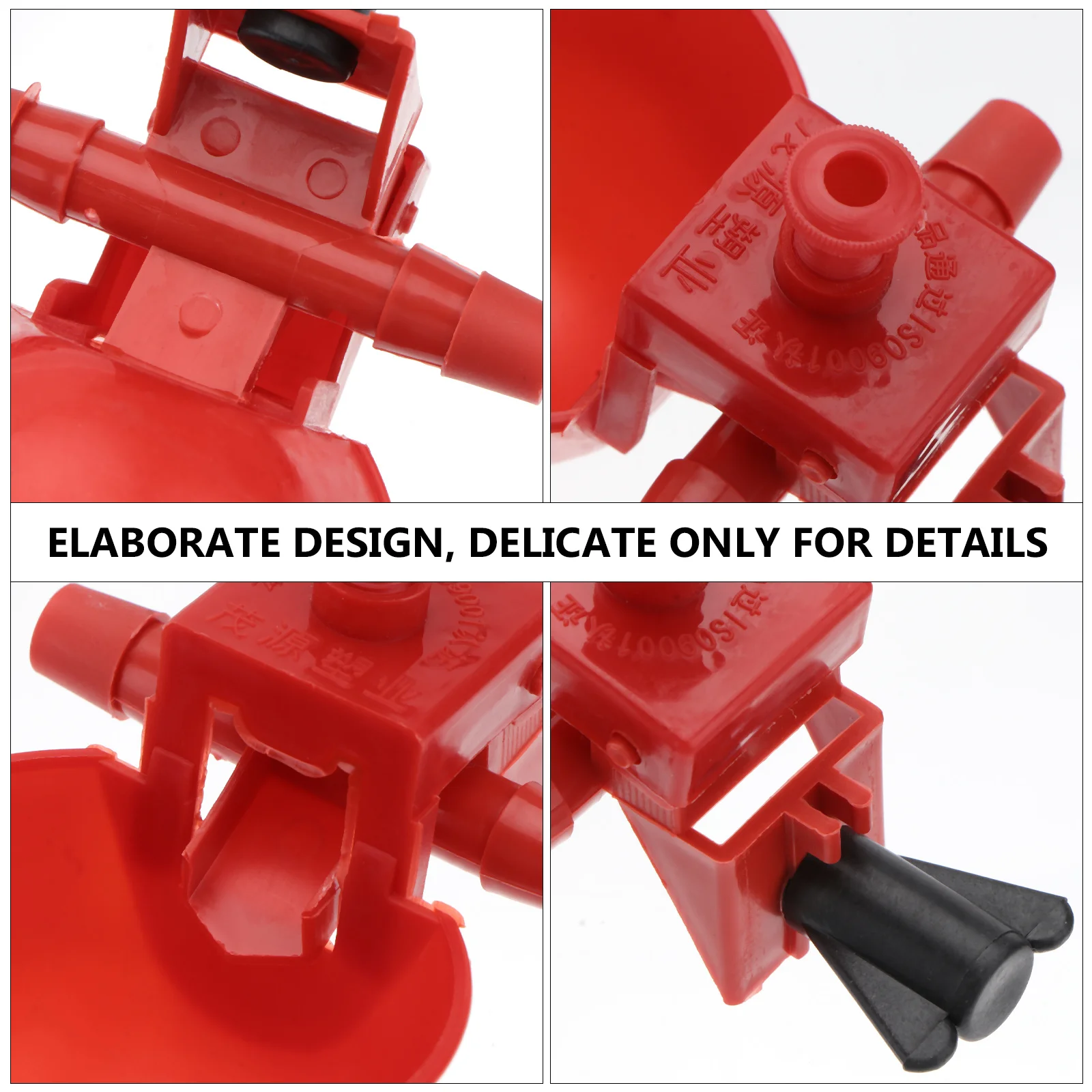 

10Pcs Automatic Chicken Drinkers Watering Cups Durable Practical Poultry Waterers Suitable for Farm and Home Use