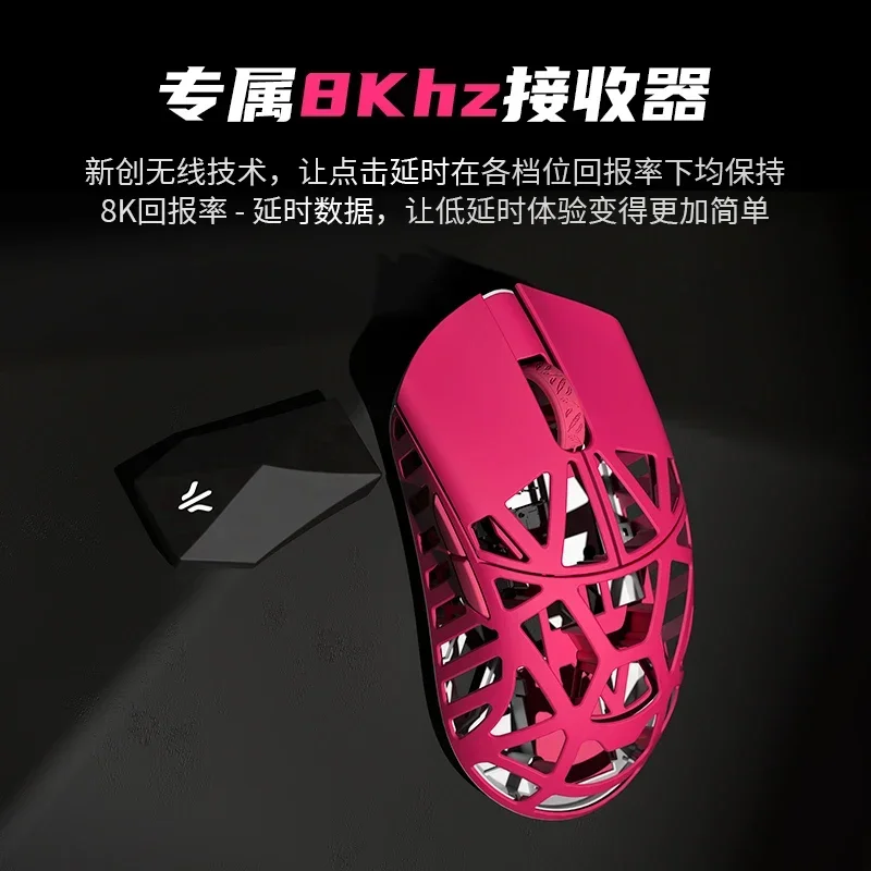 WL Beast Max Esports Mouse custom Lightweight magnesium alloy Wireless 2.4Ghz 8K Return PAW3950 30000dpi profession Gaming Mouse