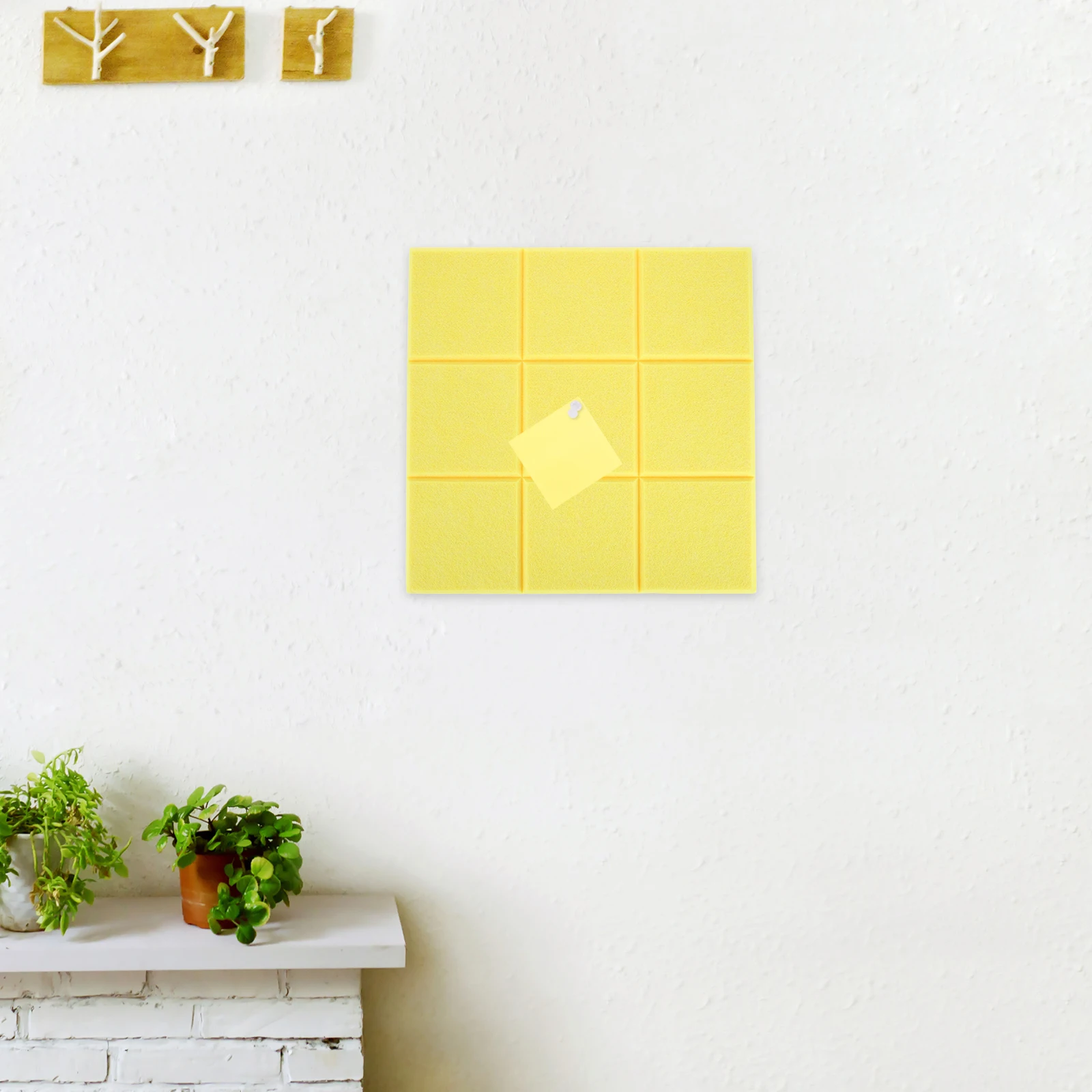 Felt Tiles Blank Bulletin Board For Wall Decor Home Office Classroom Felt Notice Board Picture Display Sound Insulation