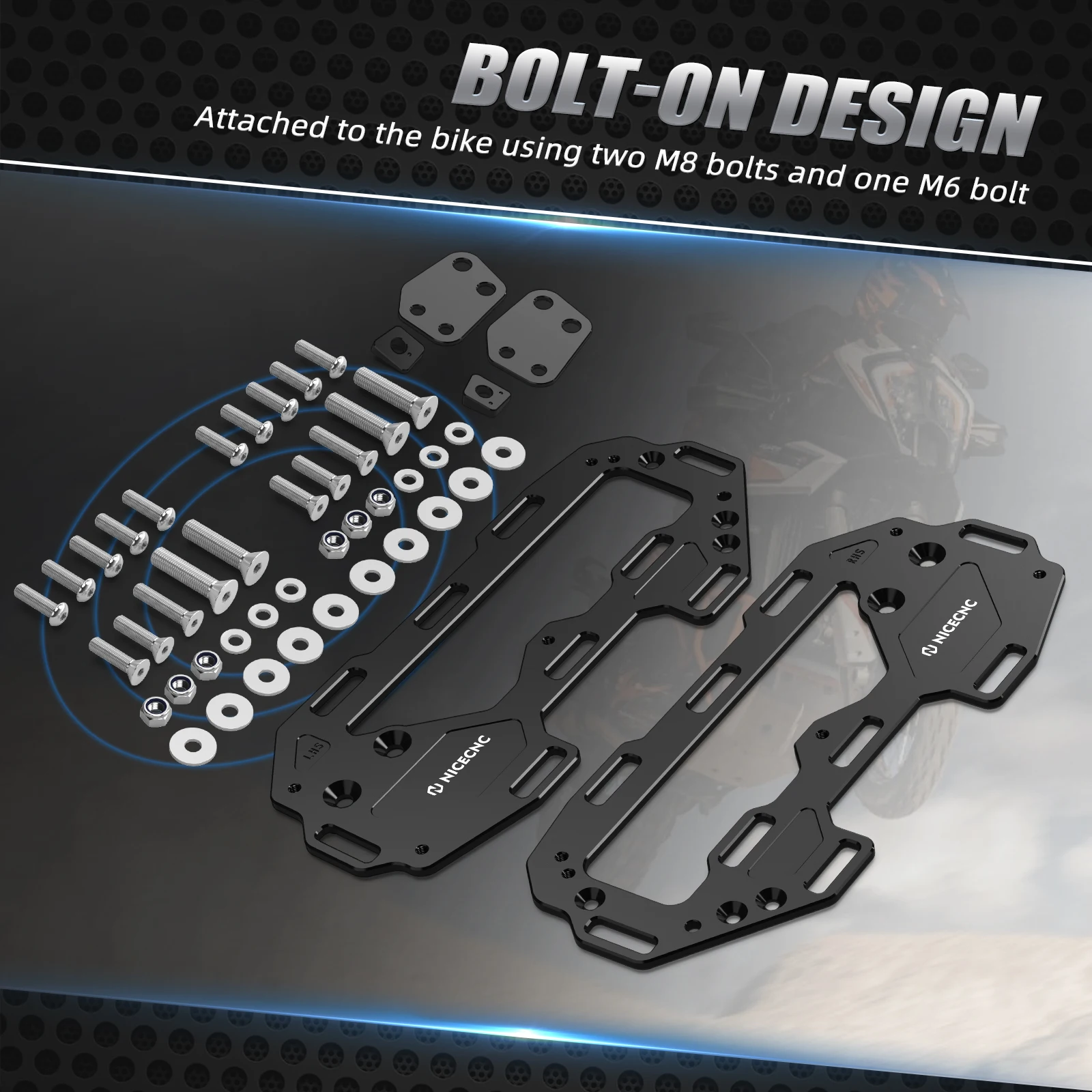 Motorrad-Seitengepäckträger, Seitenträger, Gepäcktasche, entworfen für KTM 1290 Super Adventure R 1290 Super Adventure S 2021–2023 2022