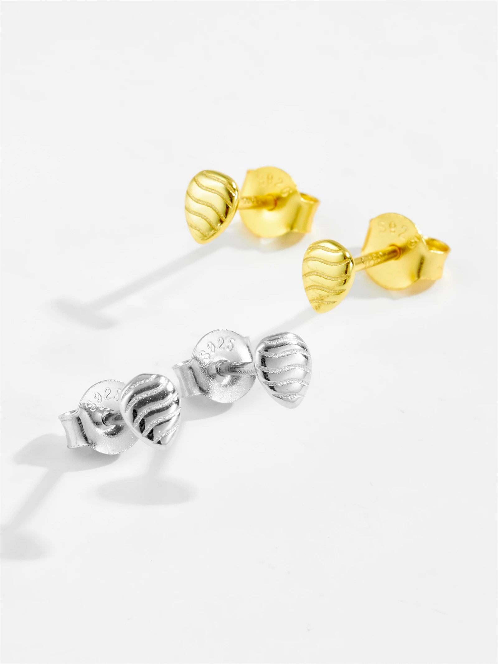 DPLAOPA 925 المرأة فضة غير النظامية الكمثرى شكل شريط قرط الاذن المرصع 2024 موضة جديدة الزفاف روك الشرير غرامة مجوهرات هدية #4