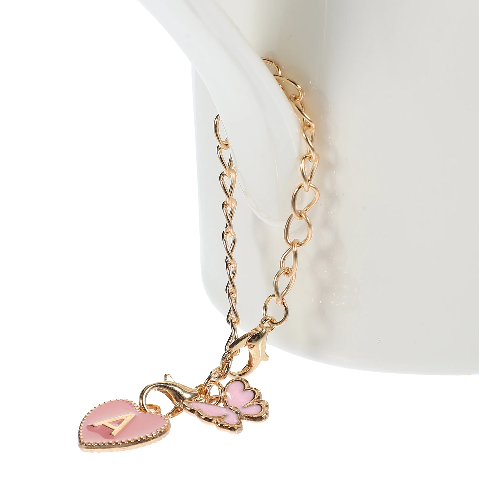 

2 шт., подвеска-цепочка с буквами для портативной чашки для воды, многофункциональная бутылка, декоративные аксессуары, подвески с буквами, цепочка для бутылки с водой