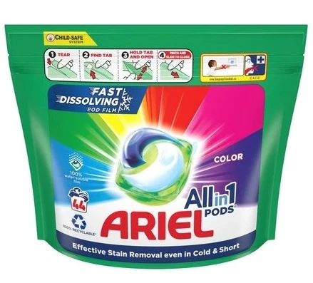 Ariel Color Gel Tablets 44 PCs-Intense Colors & Purity