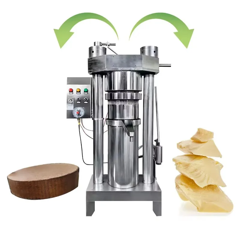 

Hydraulic Oil Extraction Machine Cold Linseed Castor Cocoa Butter Coconut Oil Press Cocoa Bean Oil Extractor