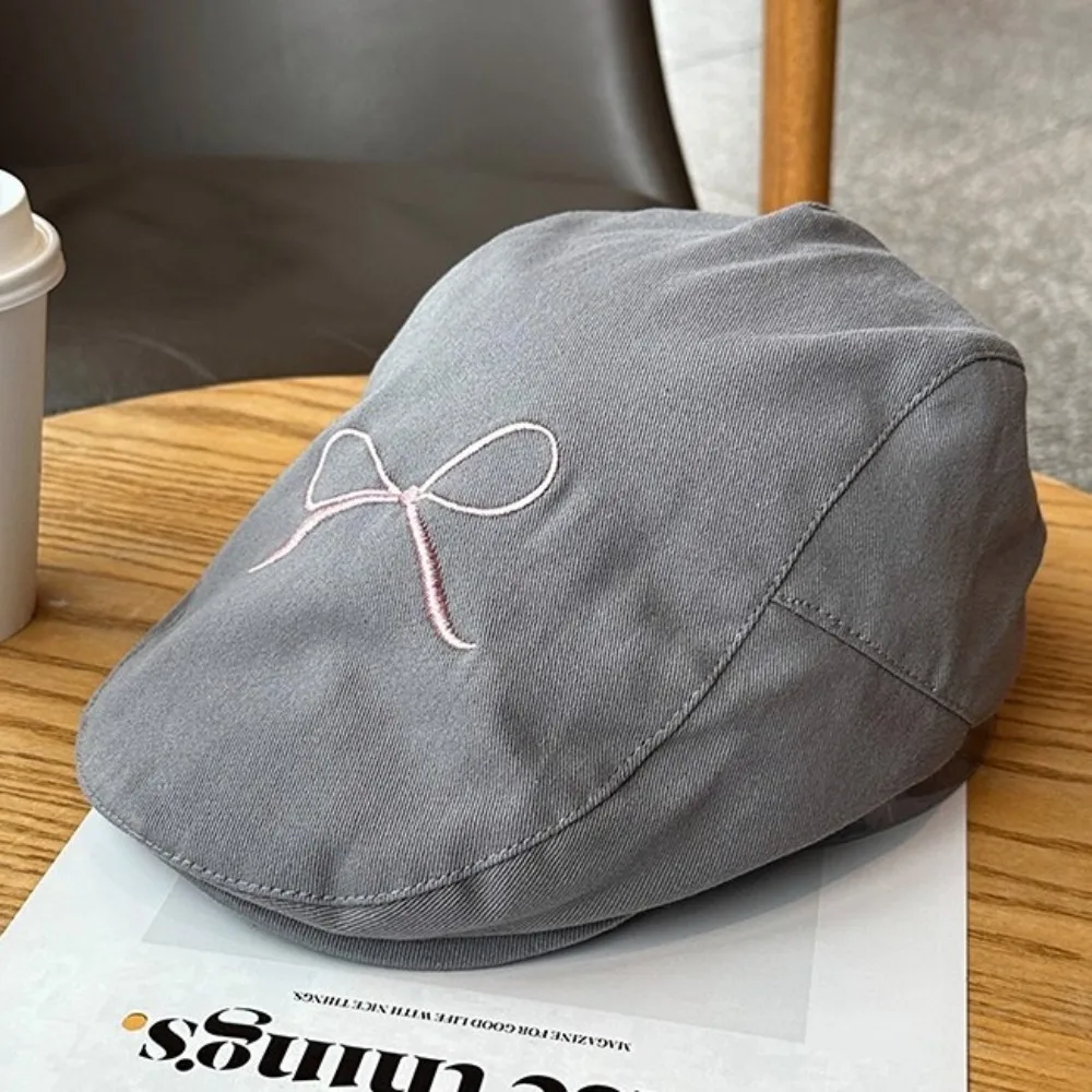 Casual Y2K Berets Cap Cotton 54-59cm Newsboy Cap Rough Edge Street Style Women Artist Hat Work