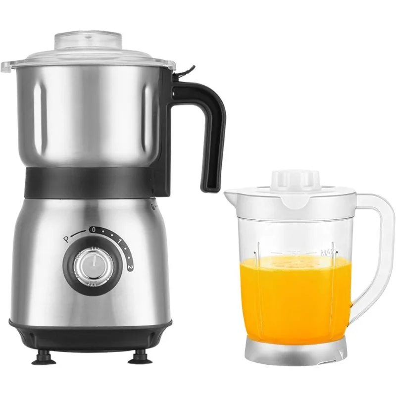 

750W Mixer Grinder for Kitchen Dry Spices Nuts Grains Coffee Grinding with 750ml Juicer Cup Black