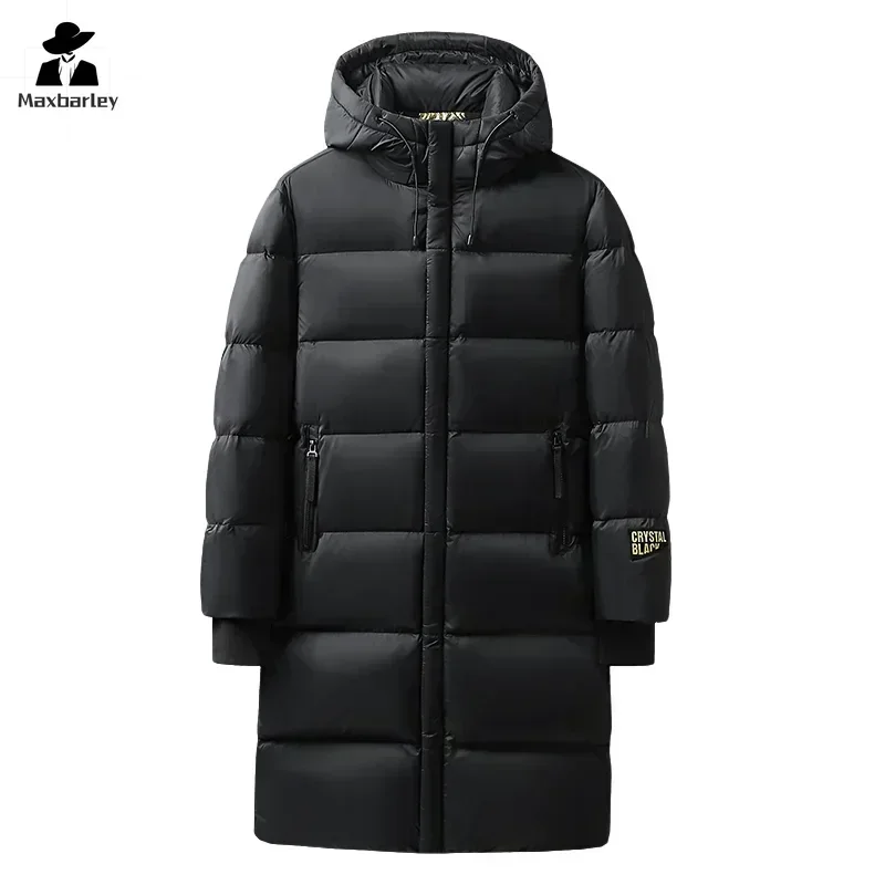 Winter Long Down Coats Women Warm Thick Long Puffer Jacket Female Portable Unisex Outerwear Lady Hooded Down Parka For Women