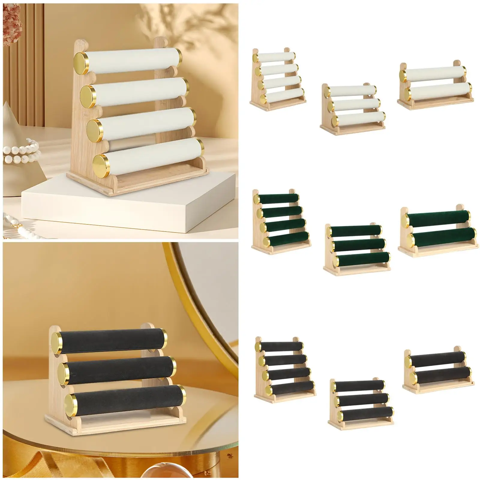 Bracelet Holder Storage Hairband Display Jewelry Showcase Rack Jewelry Organizer for Business Bedroom Selling Shop Window Store