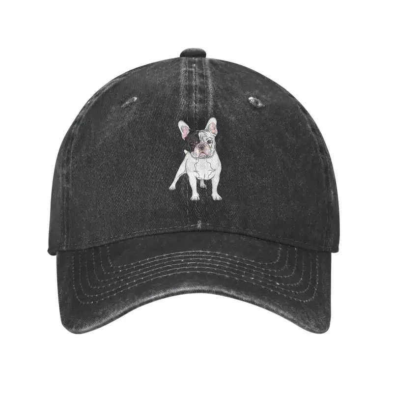 Custom Fashion French Bulldog Baseball Cap Men Women Adjustable Unisex Cotton Frenchie Dog Dad Hat