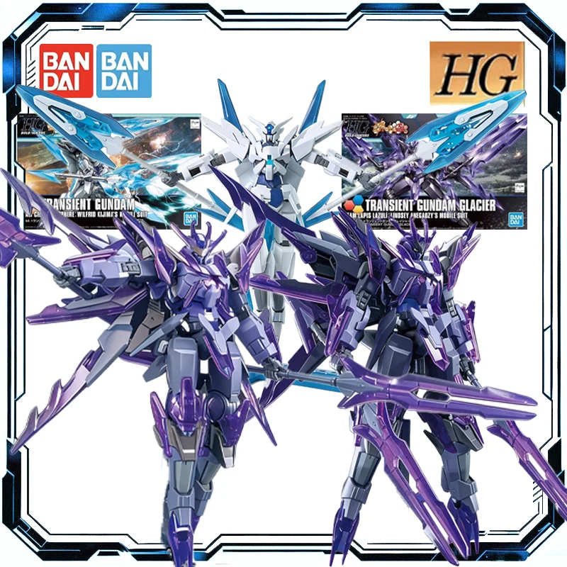 

Оригинальная сборная модель Bandai HG 1/144 TRANSIENT GUNDAM GLACIER, фигурка, игрушка для мальчиков и девочек, подарок для детей, коллекционная модель