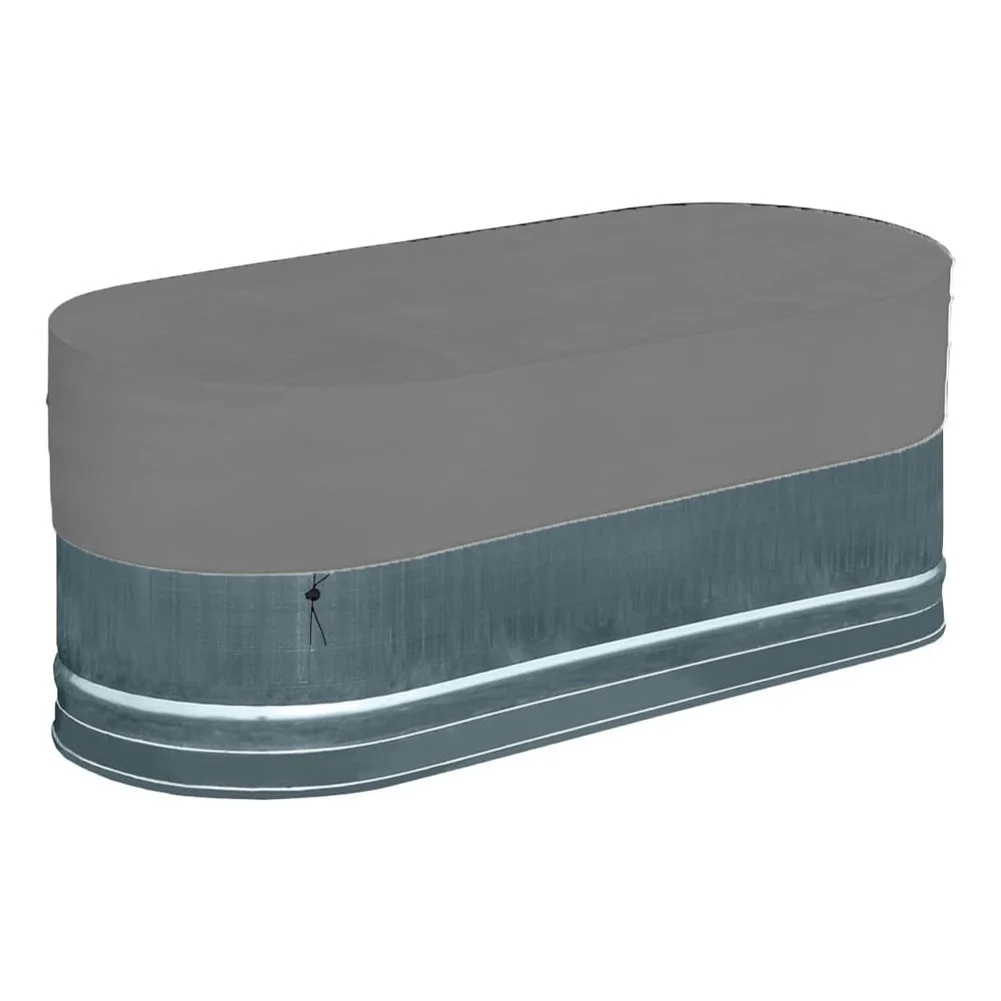 

Сезонное покрытие для бассейна, серебристое, из оксфордской ткани, для уличных бассейнов, черно-серебристое, легко устанавливается, защита от УФ-излучения