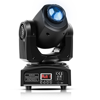 Yiflamefly Moving Head Lights 30W RGB LED Black Stage Lights DMX 512 For Wedding DJ Disco Party Live Show Stage Lighting