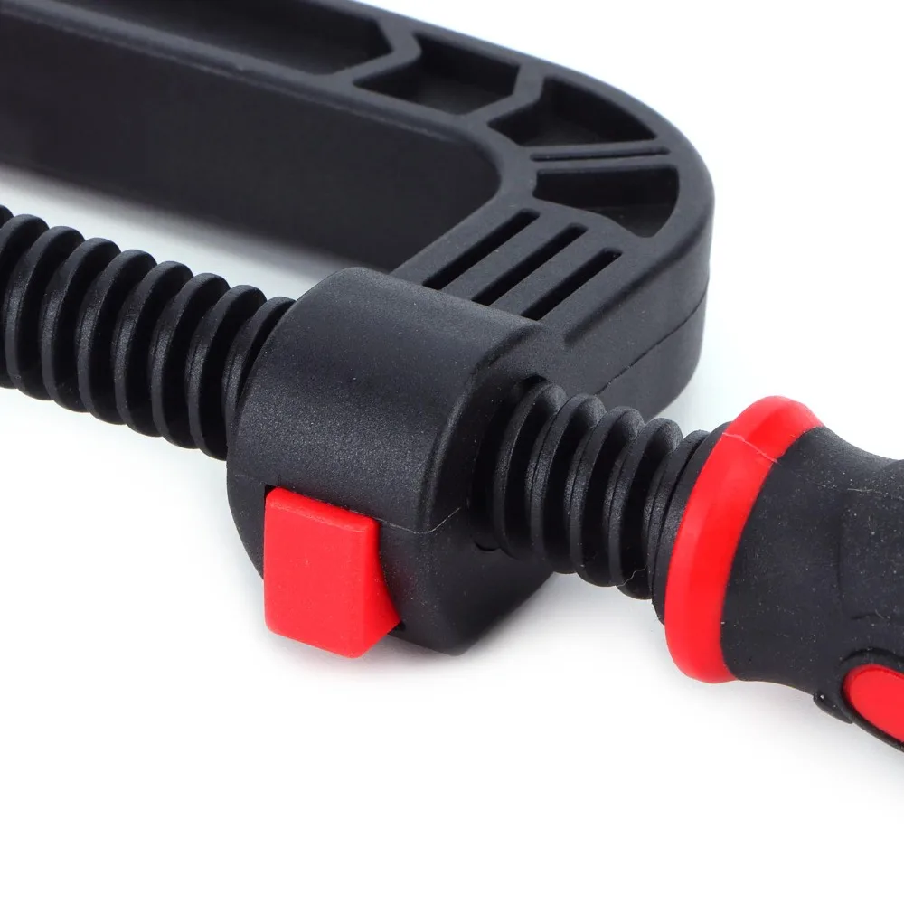 Strong Adjustable G Clamp 50mm Jaw Plastic Quick Release Clamp Woodworking Clamp DIY