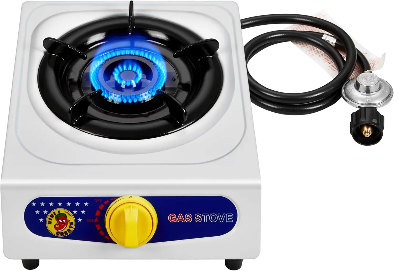 

Пропановая походная печь на 10000 БТЕ с регулятором CSA, белая