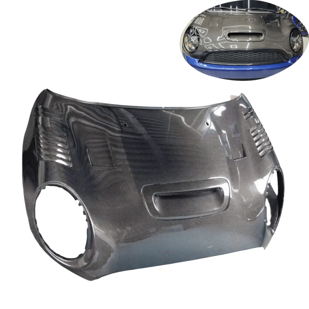 

Factory Direct Customized Duell AG Style Carbon Fiber Hood for 2006-2013 Mini Cooper S R56 R57 New Condition with Bolts Included