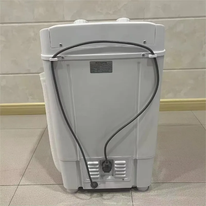 Mini 7kg capacity semi-automatic cleaning and drainage small washing machine