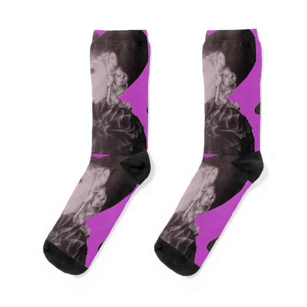 

Mae West the Blonde Vamp Socks luxe cool Stockings compression Man Socks Women's