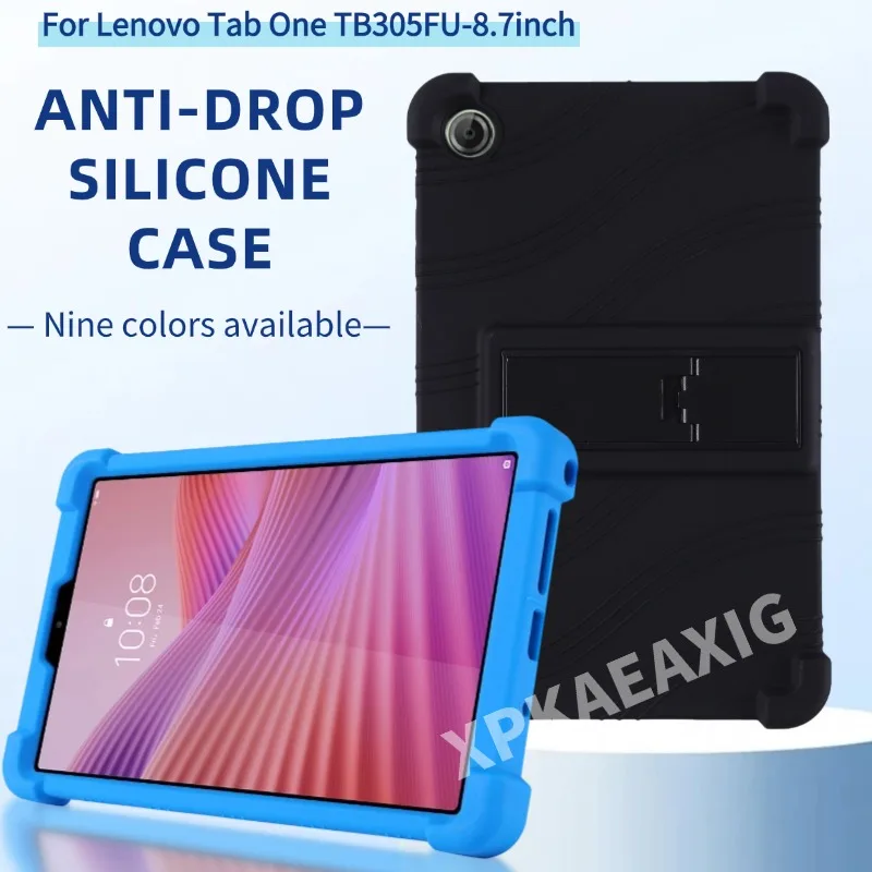 

case For LENOVO Tab One 8.7 inch Tablet protective cover Android Tablet Soft Silicone Adjustable Stand protective sleeve
