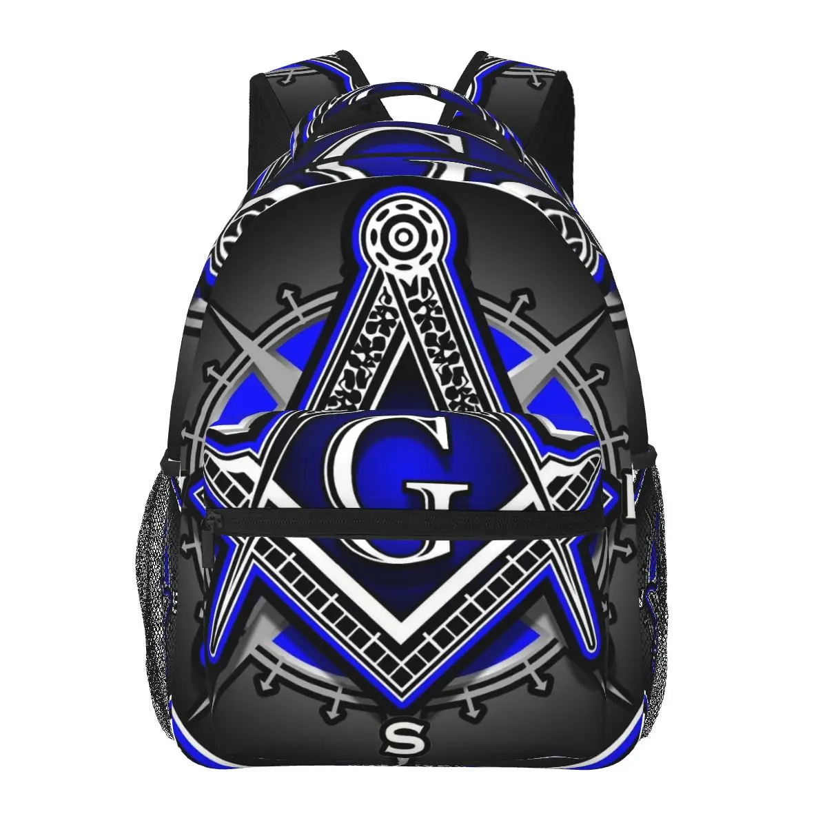 

Masonic Compass Backpack For Teenagers Boys Children Student School Bags Unisex Laptop backpack Travel Shoulder Bag