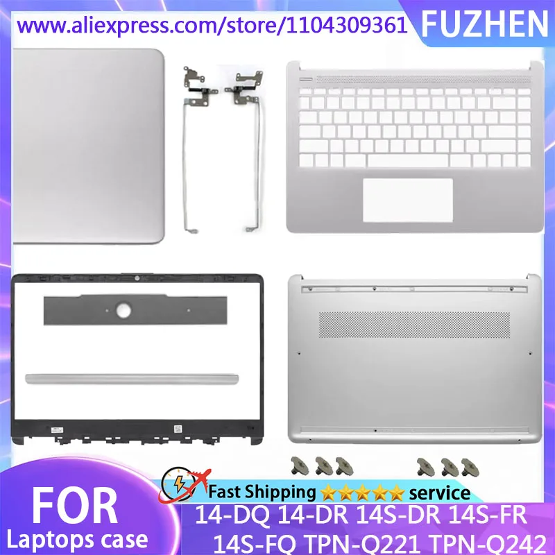 

New Cover For 14-DQ 14-DR 14S-FR 14S-DR 14S-FQ TPN-Q221 TPN-Q242 LCD Rear Cover/Front Frame/Palm Pad Keyboard/Bottom Cover/hinge