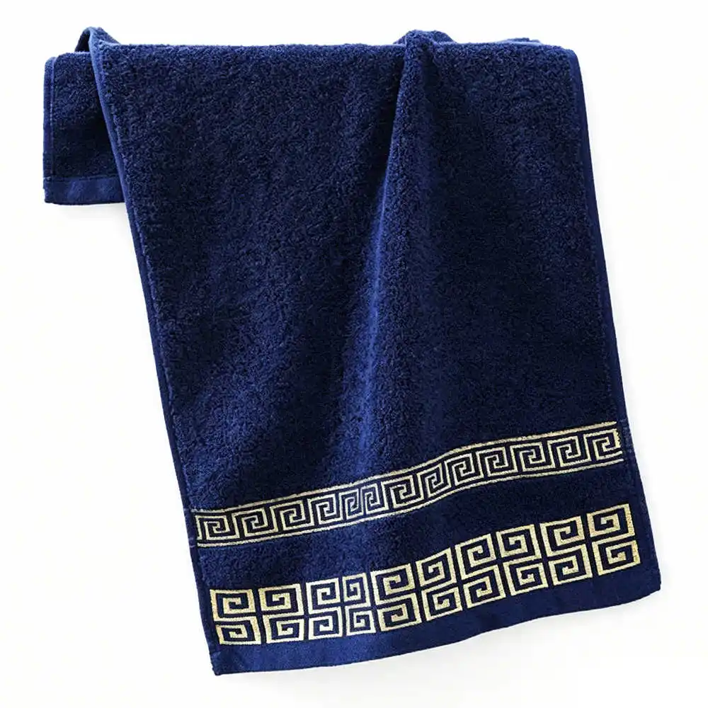 100% Cotton Hand Towel Geometric 35x75CM Soft Absorbent Skin Friendly Sport Guest Towels For Bathroom Travel Hotel Pool Gym Spa