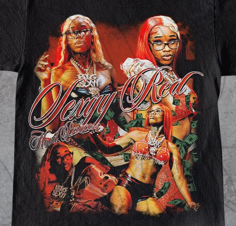 

Rare Sexyy Red Hood Hottest Princess T-shirt