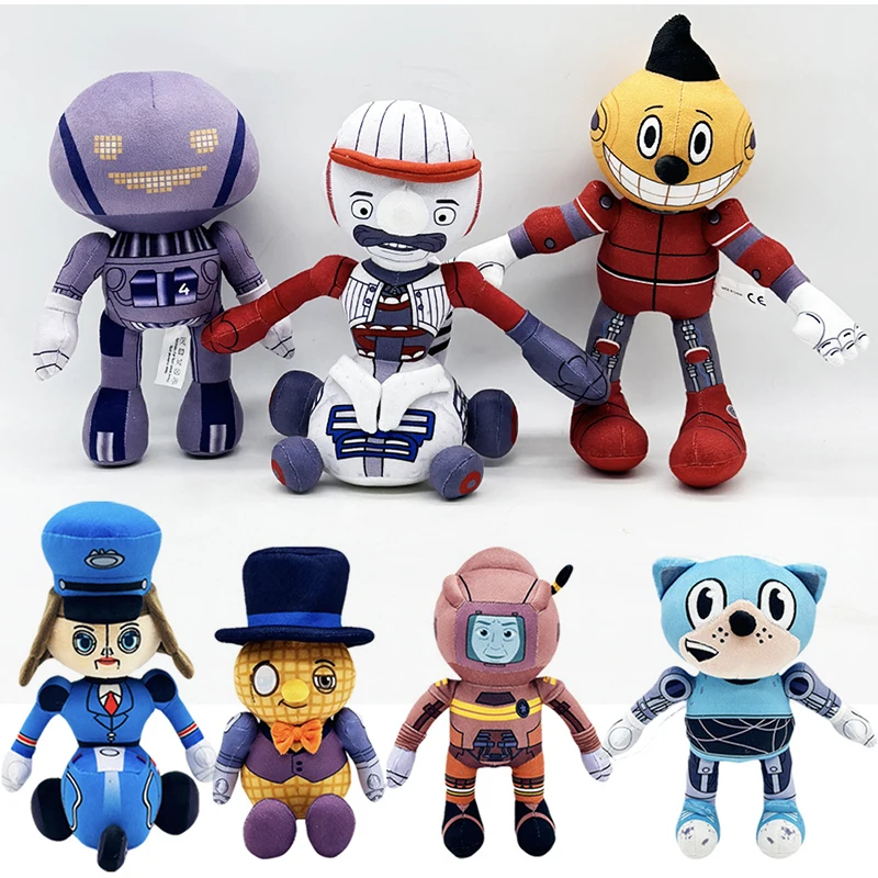 Anime The Electric State Pluszaki Zabawki Roboty z Kreskówek Periferialne Cosplay Wypchane Lalki Dekoracja Domu Poduszka Pluszowa Prezent na Boże Narodzenie