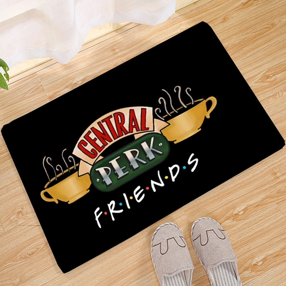 Non-Slip Carpet Central Perk Friends Kitchen Bedroom Mat Welcome Doormat Home Decoration Rug Modern style