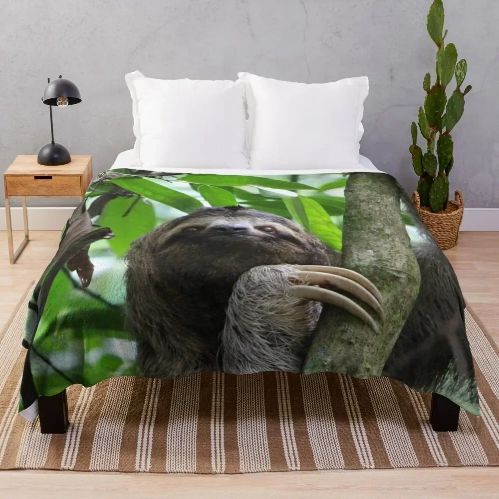 

Sloth 001 Throw Blanket Cozy Throw Blanket for Bed Sofa Chair