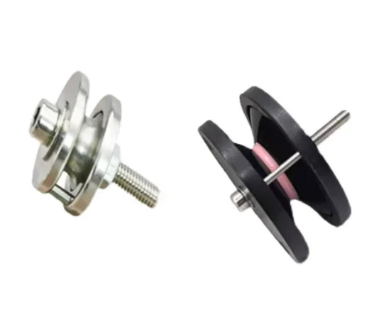 Máquina enrolladora de alambre anti-salto con rueda guía de polea combinada de cerámica para el enrollado de cables textiles