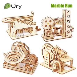 Ury-Puzzle 3D en Bois pour Adultes et Adolescents, Mini Piste Mécanique, Bricolage, Modèle Manuel, Analyste de Nuit, Assemblage, Jouet, Cadeau