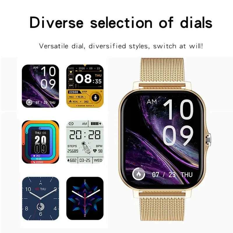 Smart Watch For Men Women Gift For Xiaomi Full Touch Screen Sport Fitness Watches BT Call Digital Smartwatch Wristwatch 2024 New