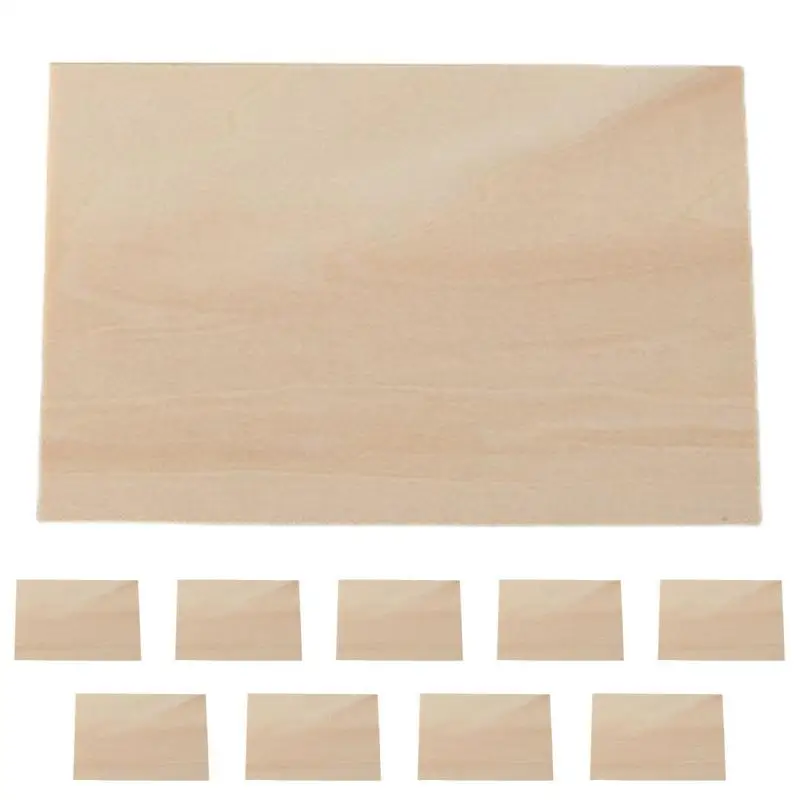 Thin Wood Sheets Basswood Sheet Board For Engraving DIY Unfinished Plywood Board For Laser Cutting Wood Burning CNC Cutting