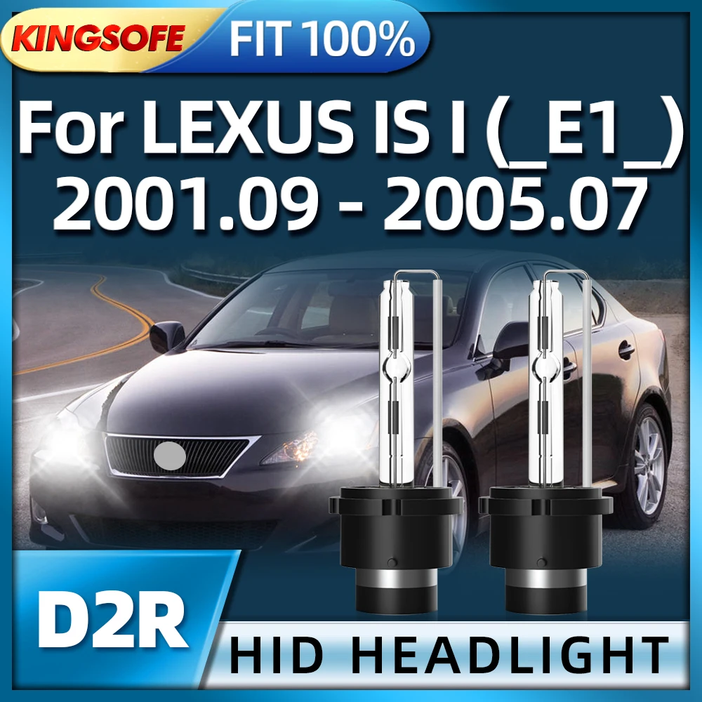 

Roadsun 2PCS 35W D2R HID Xenon Headlight Bulb 6000K White D2S Car Light For LEXUS IS I (_E1_) 2001 2002 2003 2004 2005