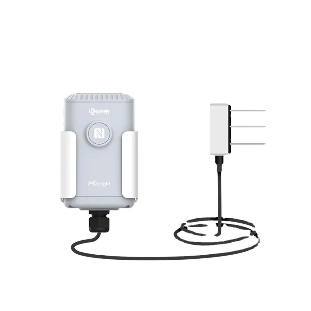 Milesight EM500-SMTC LoRaWAN Temperatura de humedad del suelo y sensor de conductividad eléctrica IP67