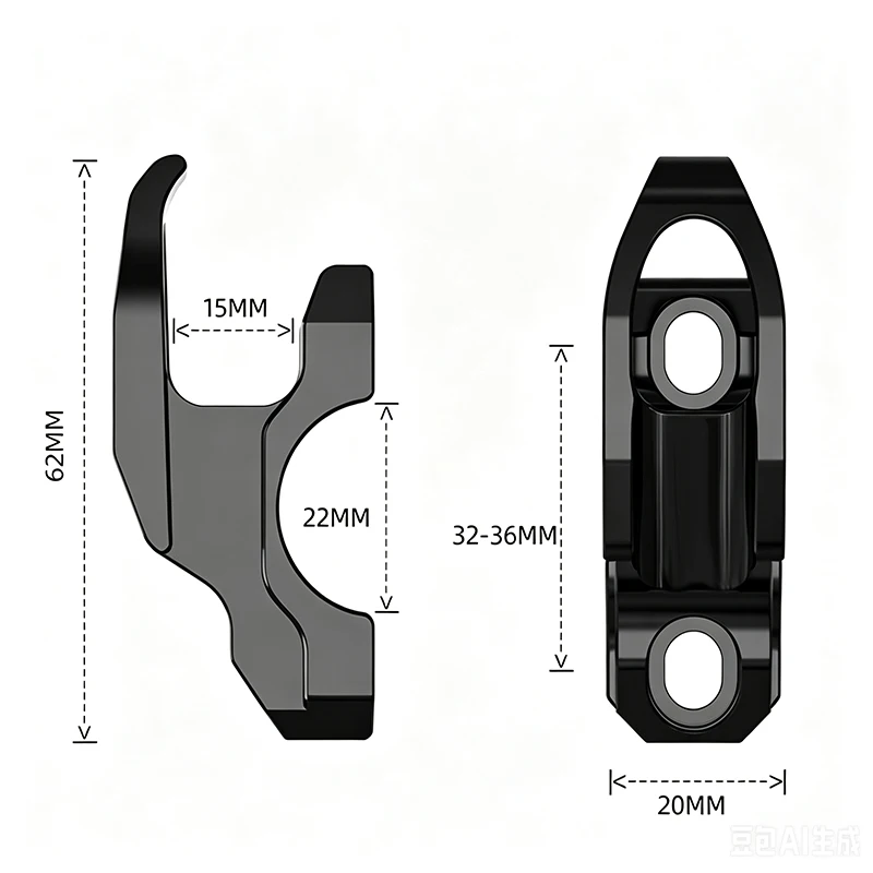 For Suzuki DR-Z DR-Z400SM DRZ 400SM DRZ400 SM 2005-2026 Motorcycle Modification Helmet Luggage Hooks Hook Bag Holder Clamp
