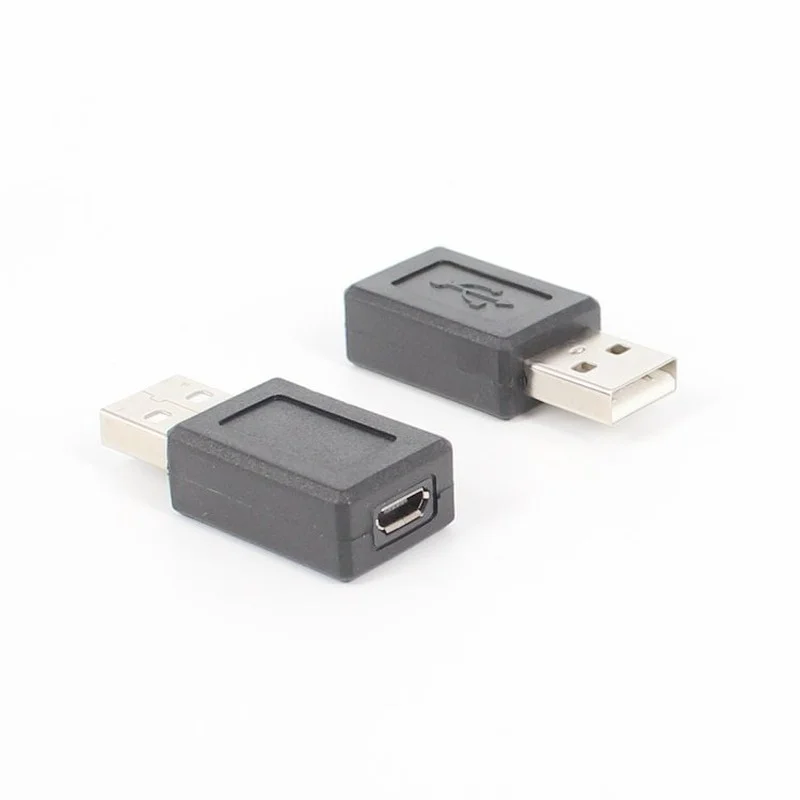 Micro USB Type B Female to USB Type A Male Converter Adapter Plug