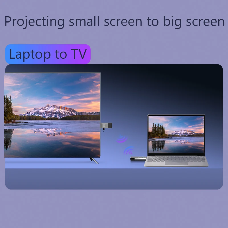 Taiquinix 50M 1080P HDMI Drahtlose Übertragung Sender Empfänger Video TV Stick Display Extender für Laptop PC zu TV