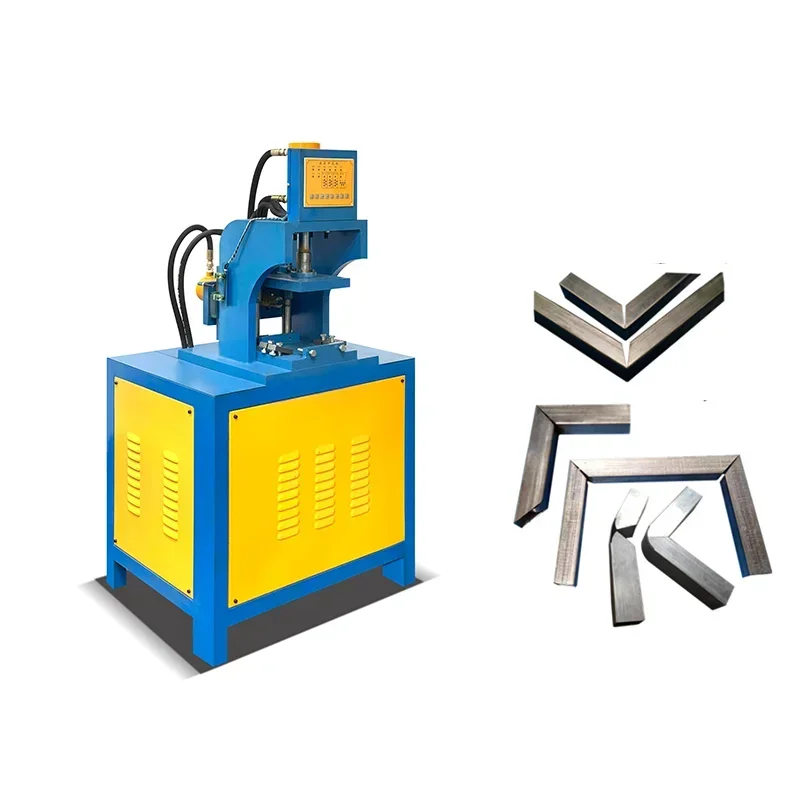 Duorui Single Station Hydraulic Pipe Notching Machine Windows Corner Cutter Machine Angle Cutting Machine