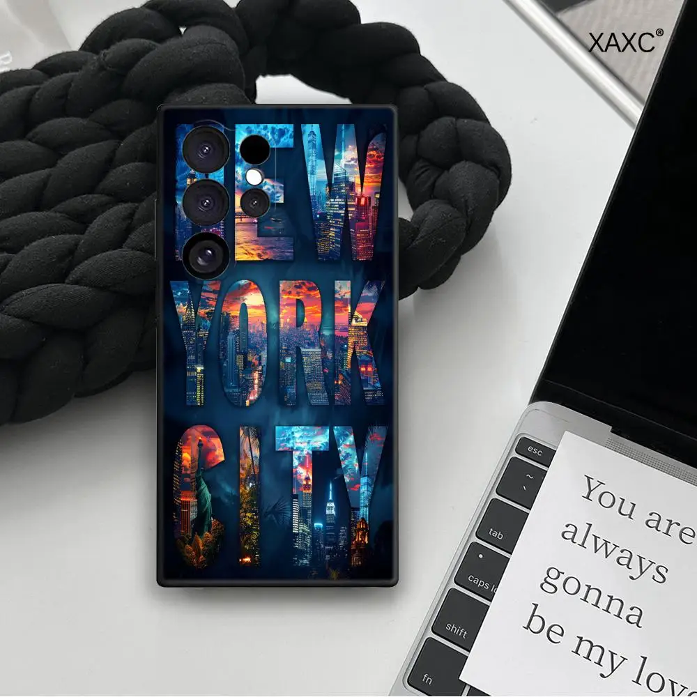 New York City Phone Case For Samsung Galaxy A17 16 A15 4G 5G A14 A13 A57 A37 A27 A26 A55 A35 A53 A24 A34 soft shell